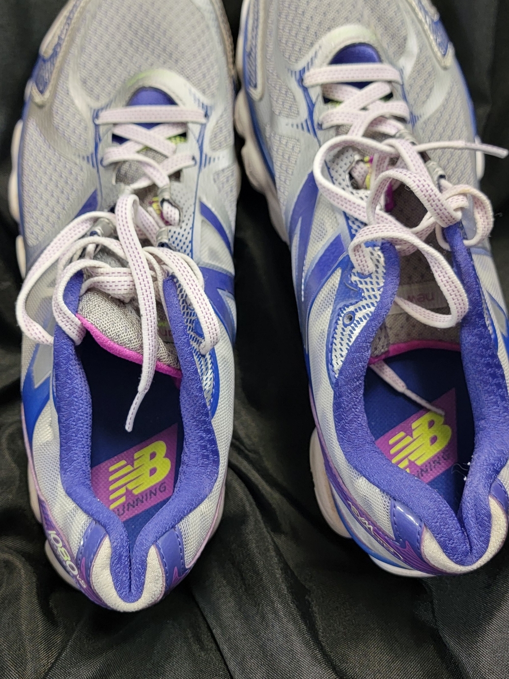 New Balance Women's Athletic Sneakers in Light Gray, Purple, and Pink